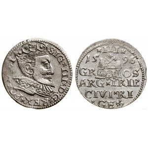 Polen, Trojak, 1596, Riga