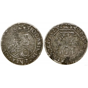 Polsko, šestipence, 1662 GB-A, Lvov