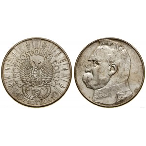 Poľsko, 10 zlotých, 1934 S, Varšava