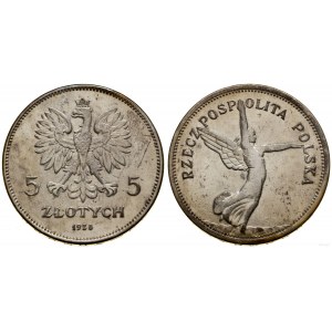 Polska, 5 złotych, 1928, Bruksela