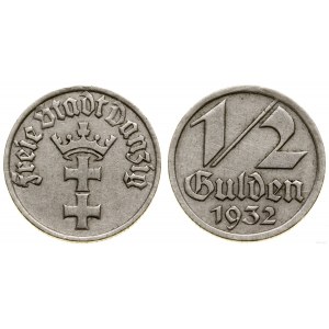 Poľsko, 1/2 gulden, 1932, Berlín