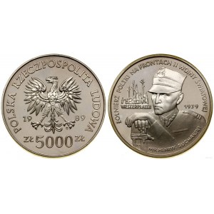 Polen, 5.000 PLN, 1989, Warschau