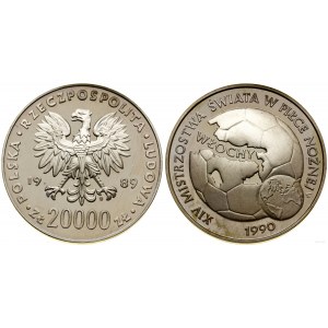 Poľsko, 20.000 PLN, 1989, Varšava