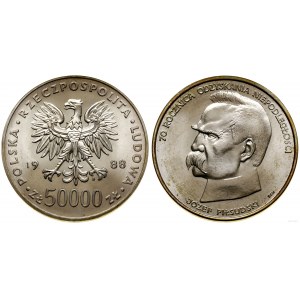 Poľsko, 50 000 PLN, 1988, Varšava