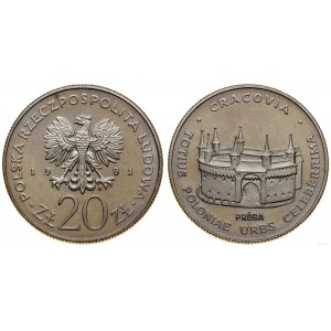 Poland, 20 zloty, 1981, Warsaw