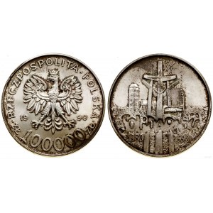 Poľsko, 100 000 PLN, 1990, USA