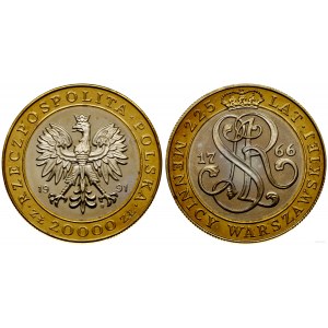 Polska, 20.000 złotych, 1991, Warszawa