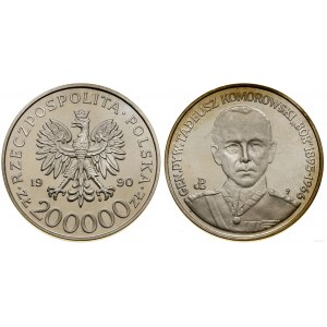 Poľsko, 200 000 PLN, 1990, Varšava