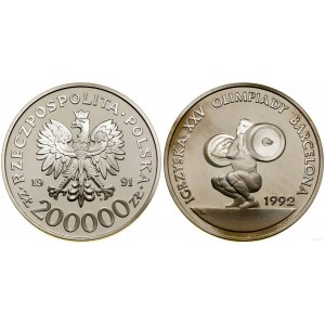 Polsko, 200 000 PLN, 1991, Varšava