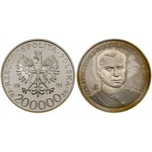 Poland, 200,000 zloty, 1991, Warsaw