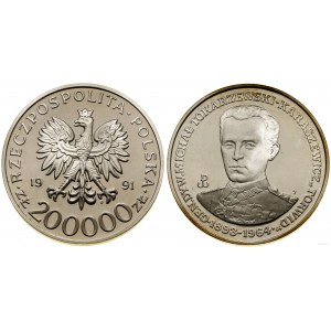 Polsko, 200 000 PLN, 1991, Varšava