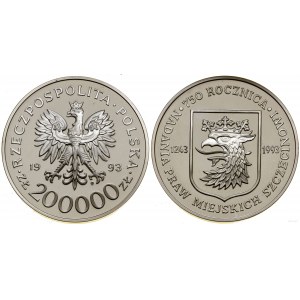 Poland, 200,000 zloty, 1993, Warsaw