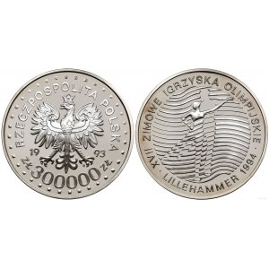 Polsko, 300 000 PLN, 1993, Varšava