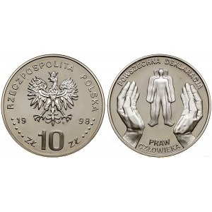 Polsko, 10 zlotých, 1998, Varšava