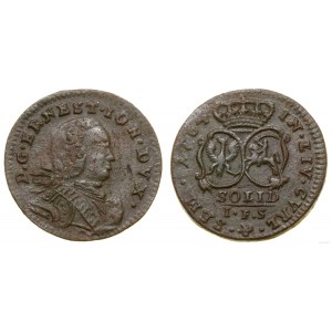 Principality of Courland, shilling, 1764 I-F-S, Mitava