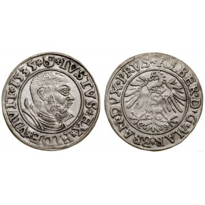 Herzogliches Preußen (1525-1657), Pfennig, 1535, Königsberg