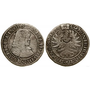 Schlesien, 6 krajcars, 1674 SP, Olesnica