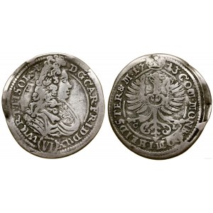 Śląsk, 6 krajcarów, 1713 CVL, Oleśnica