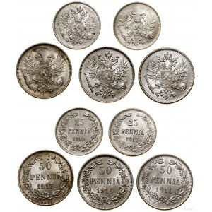 Finland, set of 5 coins