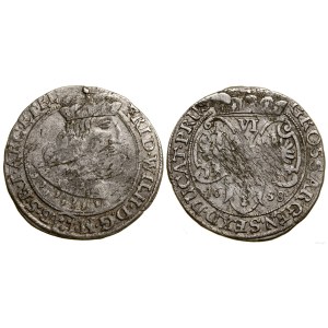 Nemecko, šesťpence, 1658, Königsberg