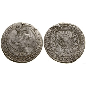 Německo, šestipence, 1658, Königsberg