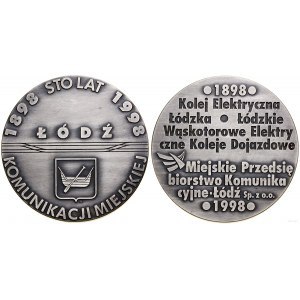 Polska, 100 lat Komunikacji Miejskiej w Łodzi, 1998, Warszawa