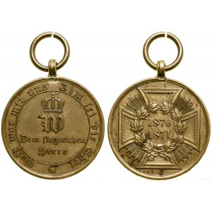 Deutschland, Medaille für den Deutsch-Französischen Krieg (Die Kriegsdenkmünze für die Feldzüge 1870/71), von 1871