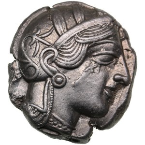 Attica, Athens AR Tetradrachm circa 454-404 BC