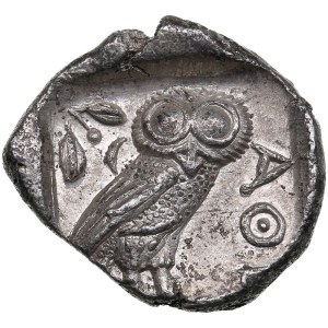 Attica, Athens AR Tetradrachm circa 454-404 BC