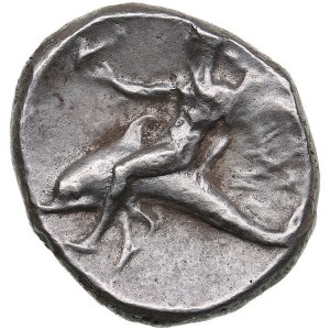 Calabria, Tarentum AR Didrachm or Nomos - c. 281-240 BC