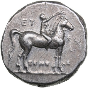 Calabria, Tarentum AR Didrachm or Nomos - c. 272-240 BC