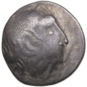 Eastern Celts AR Tetradrachm. Sattelkopfpferd type, imitating Philip II of Macedon. Circa 2nd century BC.