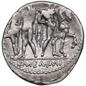 Roman Republic AR Denarius - Memmia. L. Memmius (109-108 BC)