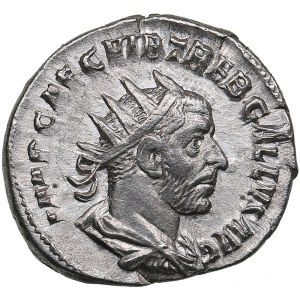 Roman Empire AR Antoninianus (Struck late 251 - to mid 252 AD) - Trebonianus Gallus (AD 251-253)