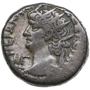 Egypt, Alexandria BI Tetradrachm - Nero, with Tiberius (AD 54-68)
