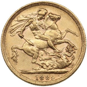 Australia 1 Sovereign 1889 - Victoria (1837-1901)