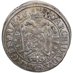 Austria 6 Kreuzer 1670 - Leopold I (1657-1705)