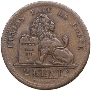 Belgium 2 Centimes 1833 - Leopold I (1831-1865)