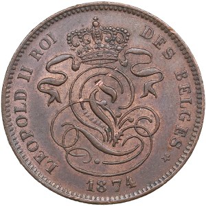 Belgium 2 Cents 1874 - Léopold II (1865-1909)