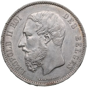 Belgium 5 Francs 1876 - Léopold II (1865-1909)