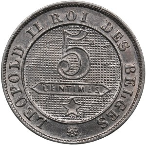 Belgium 5 Centimes 1895 - Leopold II (1865-1909)