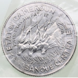 Cameroon 100 Francs 1966 ESSAI (Pattern)