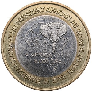 Cameroon 6000 Francs CFA / 4 Africa 2003
