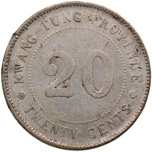 China, Kwang-Tung 20 cents 1920