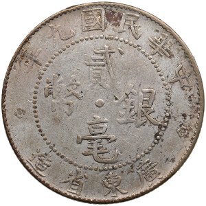 China, Kwang-Tung 20 cents 1920