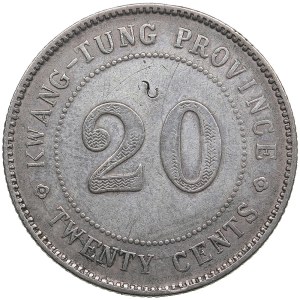 China, Kwang-Tung 20 cents 1920