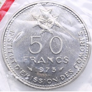 Comoro Islands 50 Francs 1975 ESSAI (Pattern)