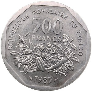Congo 500 Francs 1985 ESSAI (Pattern)