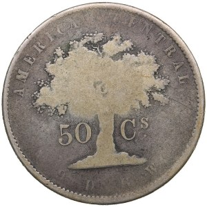 Costa Rica 50 Centavos 1865-1875