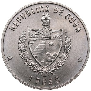 Cuba 1 Peso 1981 - Emerald Hummingbird